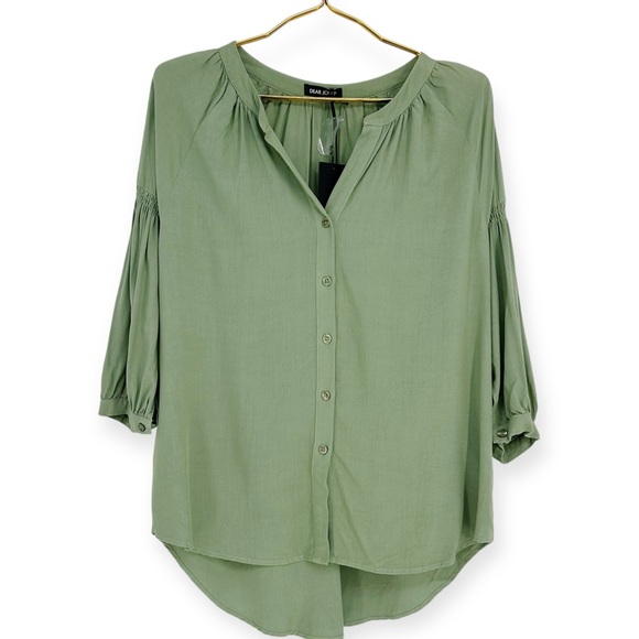 Dear John Tops - DEAR JOHN NWT size XS AUDREY BALLOON SLEEVE TOP Cottagecore boho western